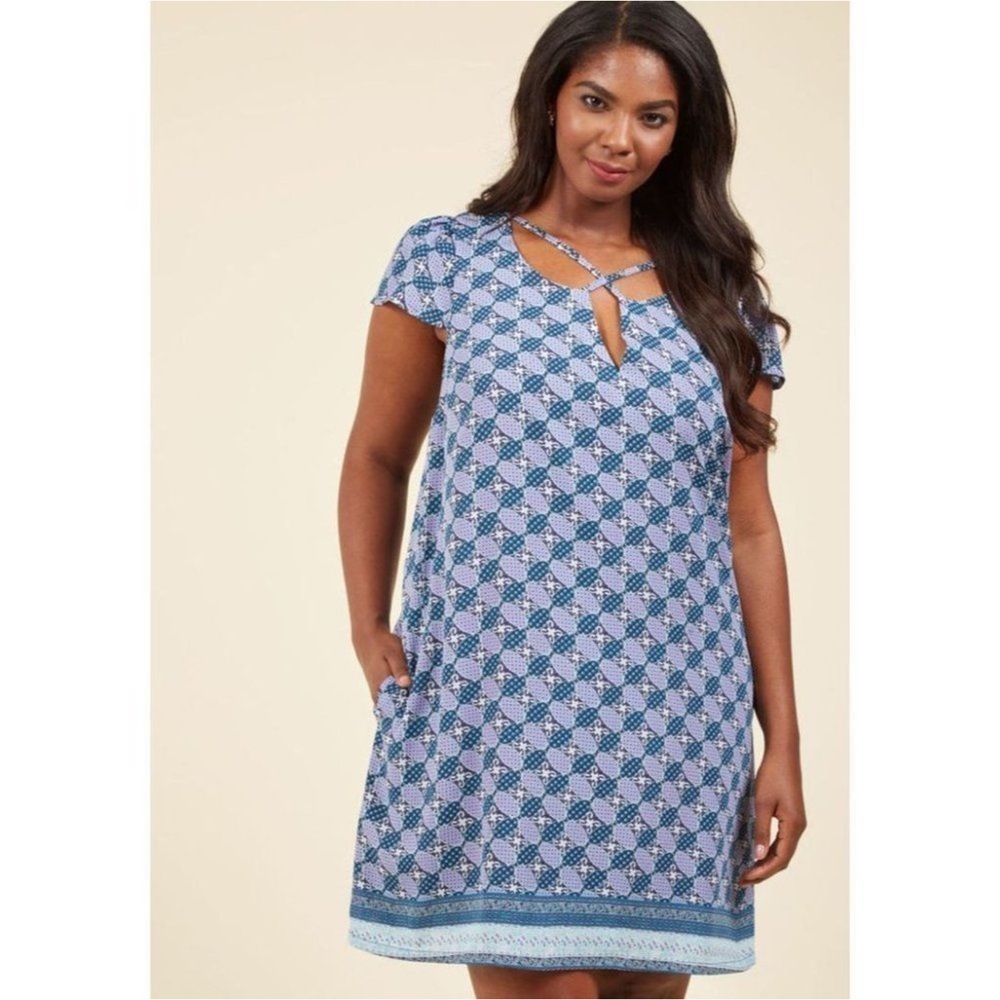 ModCloth Shared Sentiment Shift Dress - Picture 4 of 7